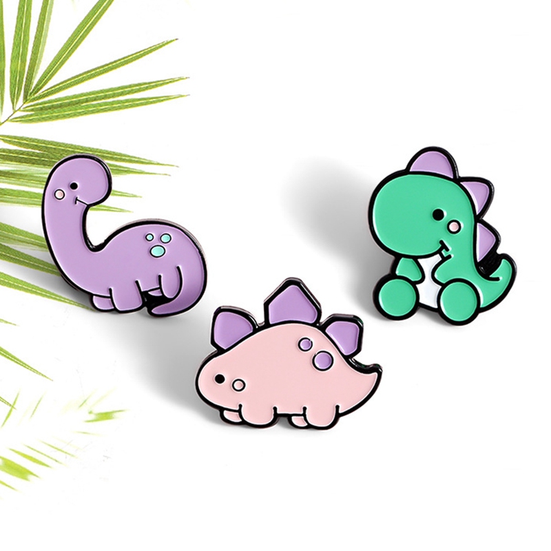 Ghim càI áo thiết kế hình khủng long hoạt hình dễ thương