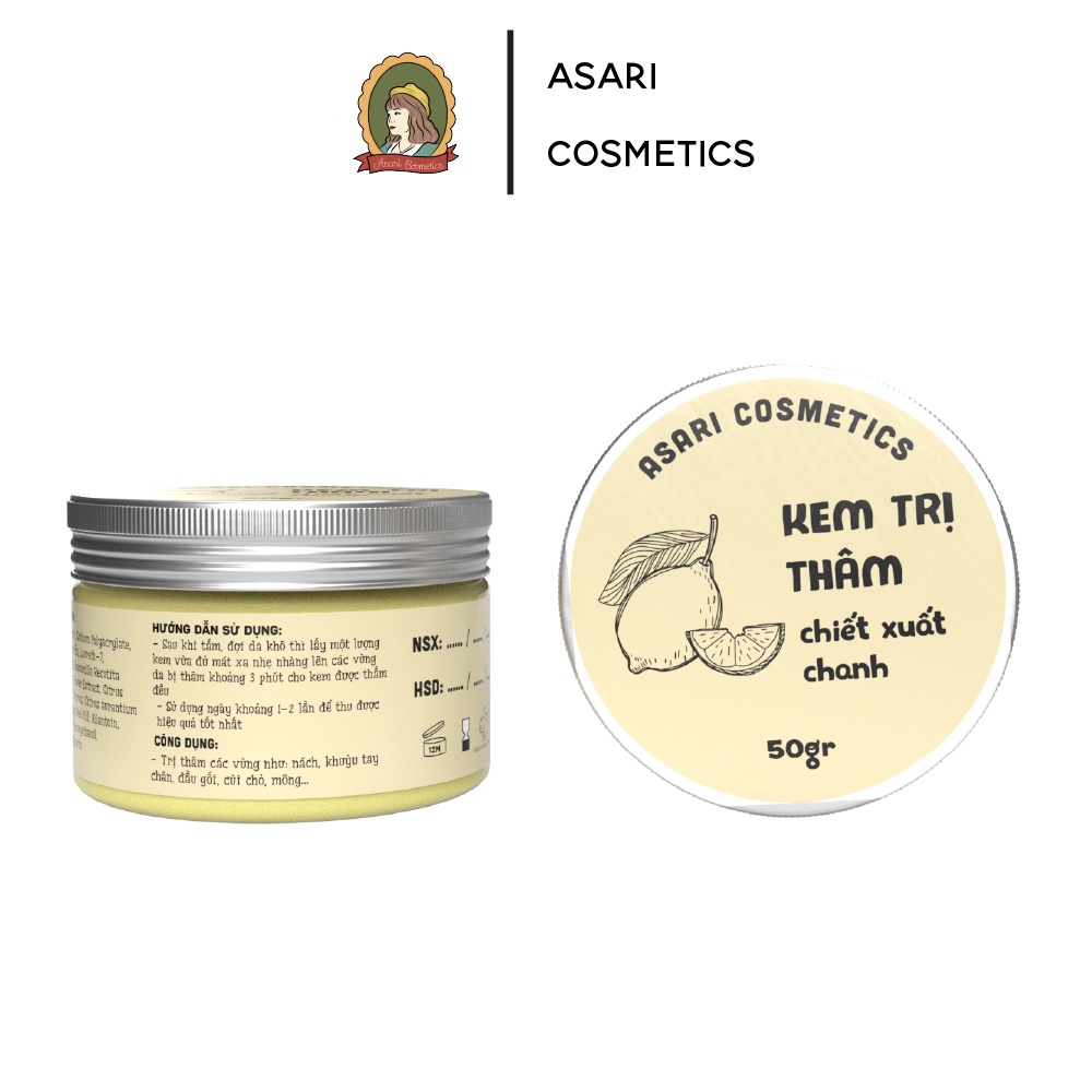 Kem giảm thâm cơ thể Asari Cosmetics 50ml