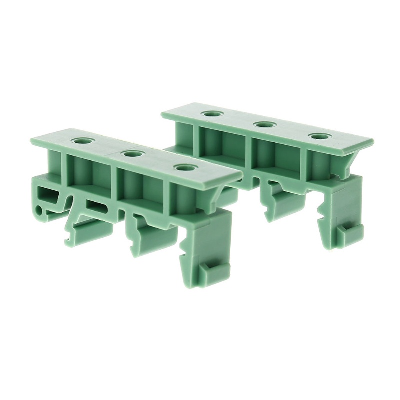 Bộ 2 kẹp chuyển đổi mạch PCB thanh ray Din Rail 35mm chuyên dụng