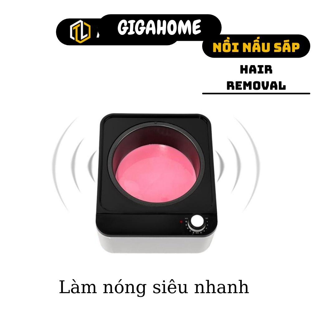 Nồi Nấu Sáp Cao Cấp Wax Hạt Đậu Chống Dính GIGAHOME Bộ Nồi Đun Sáp Nóng Chảy Wax Lông HAIR REMOVAL