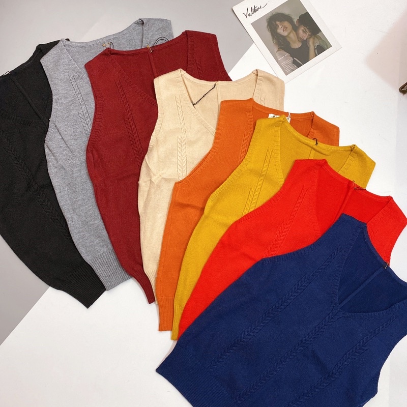 [Mã 252FASHIONSALE giảm 12% đơn 99K] ÁO gile len