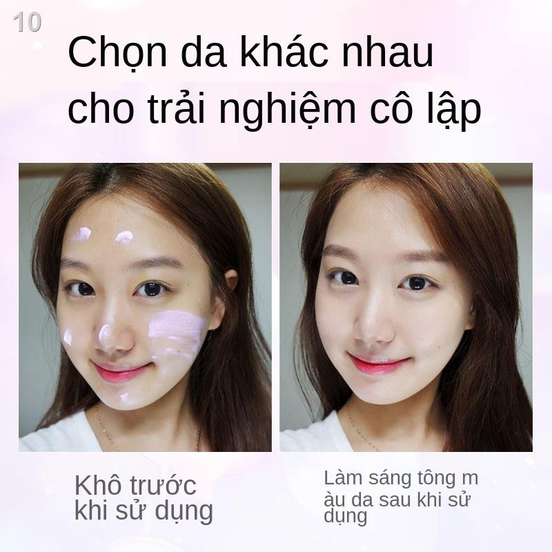 Kem Cách Ly Chính Hãng, lót trang điểm, Chống thấm nước, Không mồ hôi, bết dính, Làm sáng, trắng, Che khuyết Nền