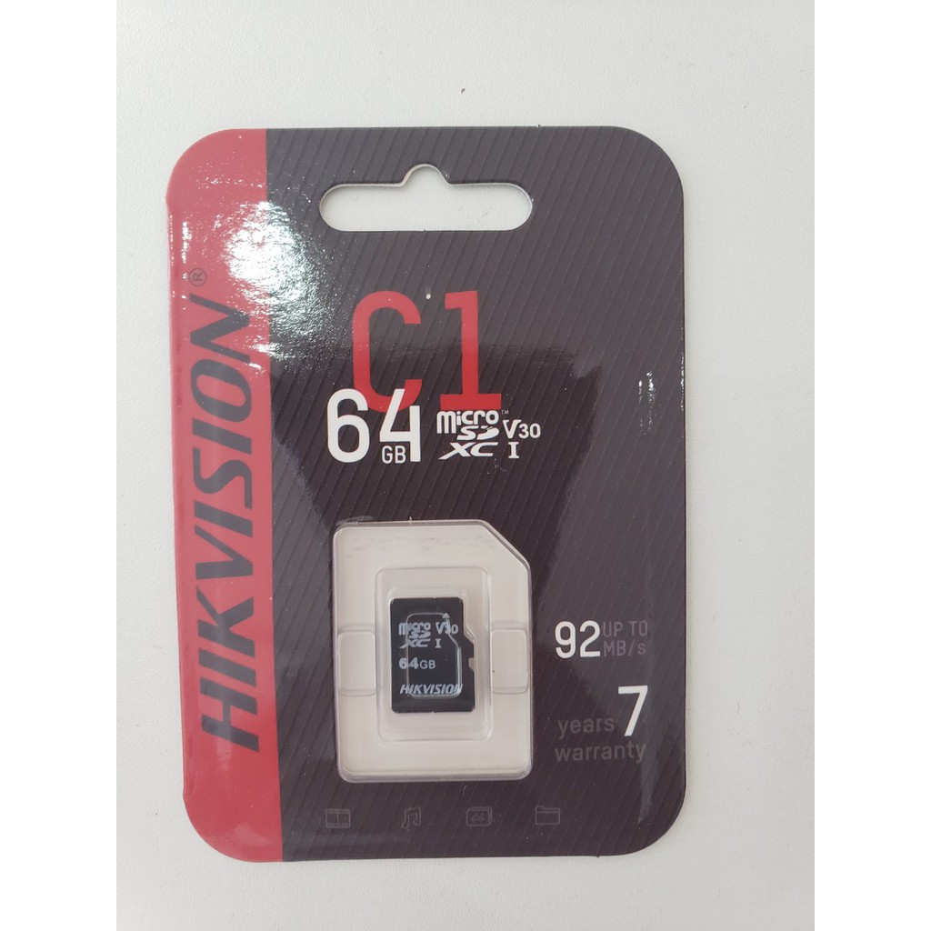 Thẻ nhớ 64GB Hikvision (Đen) Chuyên Dụng Camera