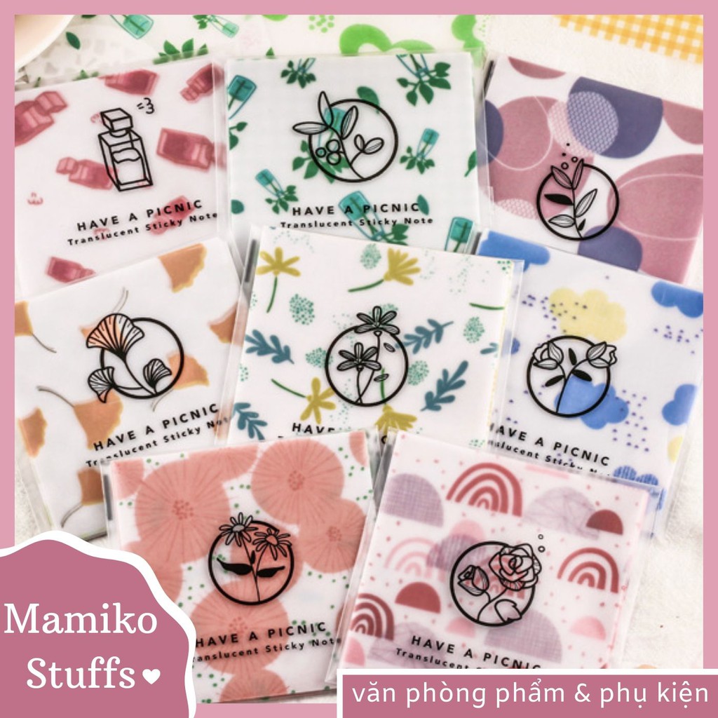 SET GIẤY NỀN VUÔNG TRANG TRÍ SCRAPBOOK/PLANNER