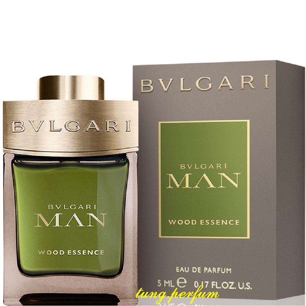 Nước Hoa Nam 5Ml Bvlgari Man Wood Essence, tung.perfum Hàng Hiệu Từ Hãng.