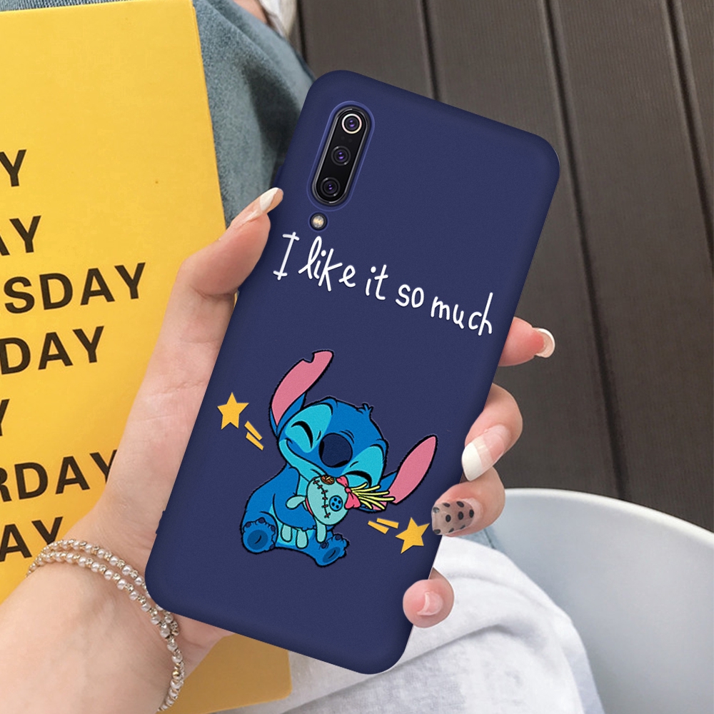 Cute Protector Case for Xiaomi Mi5X Mi6X Mi6 Mi8 Lite Mi9 SE MiA3 Lite Cartoon Stitch Pattern Painted Cover | BigBuy360 - bigbuy360.vn