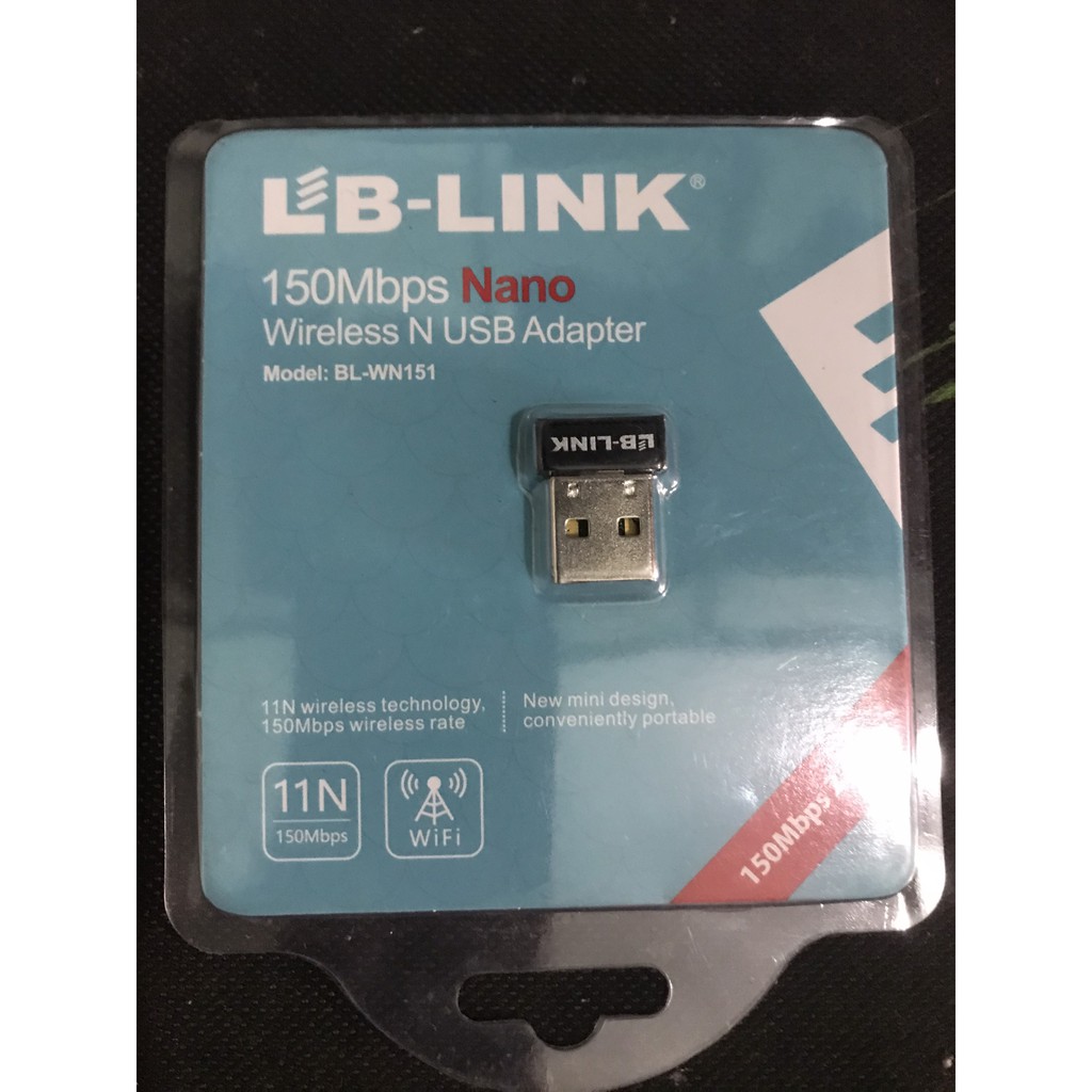 Thu Wifi LB Link 150Mps Nano Wireless N USB Adapter Mã : BL-WN151 bảo hành 6 tháng