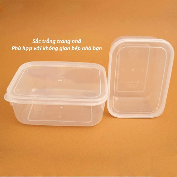 Bộ 5 Hộp Đựng Thức Ăn, Hộp Bảo Quản Thực Phẩm Cao Cấp