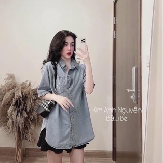 Áo sơ mi bò denim NYI siêu xinh