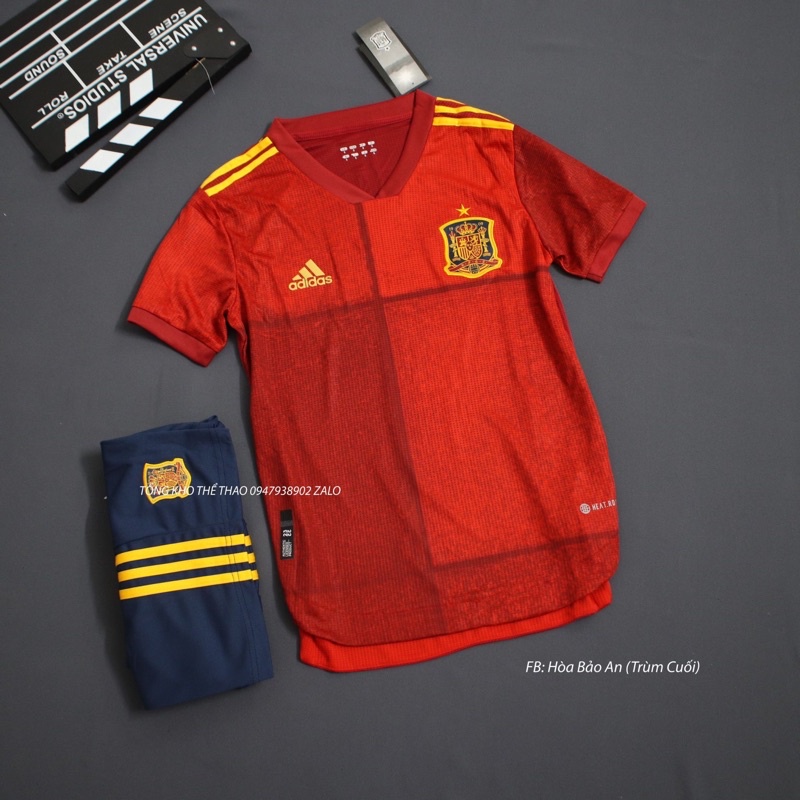 Áo Bóng Đá Đội Tuyển 🇪🇸 Tây Ban Nha / SPAIN / Freeship Bộ quần áo đá banh đội tuyển Tây Ban Nha cao cấp