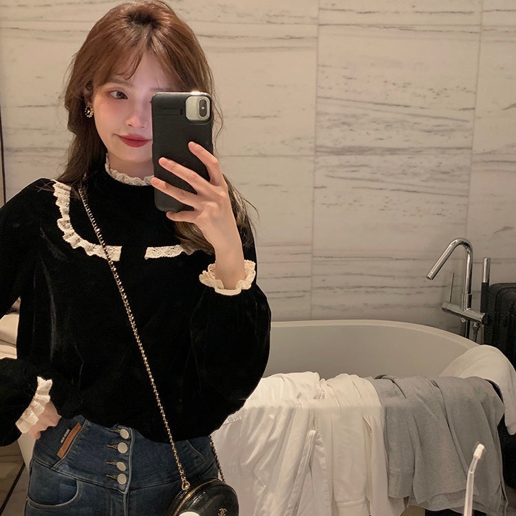 Áo sơ mi cổ đứng thiết kế mới nhất năm 2021 cho nữ