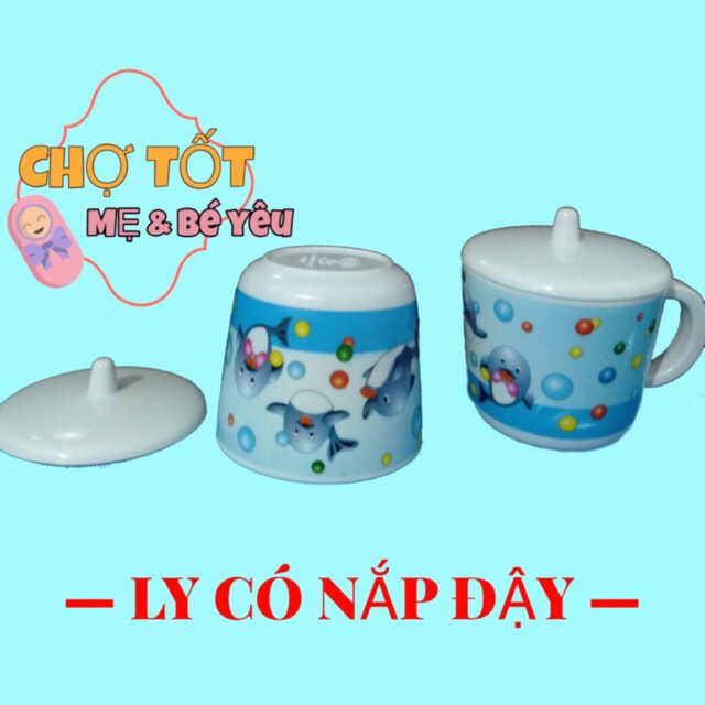 [CÓ NẮP ĐẬY] LY/CỐC UỐNG NƯỚC CÓ TAY CẦM