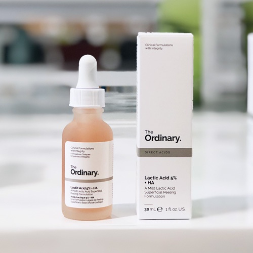 [[Bil Canada/US]] Tinh chất THE ORDINARY Giúp Tẩy Da Chết Mụn Đầu Đen Chứa Lactic Acid 5% + HA 30m