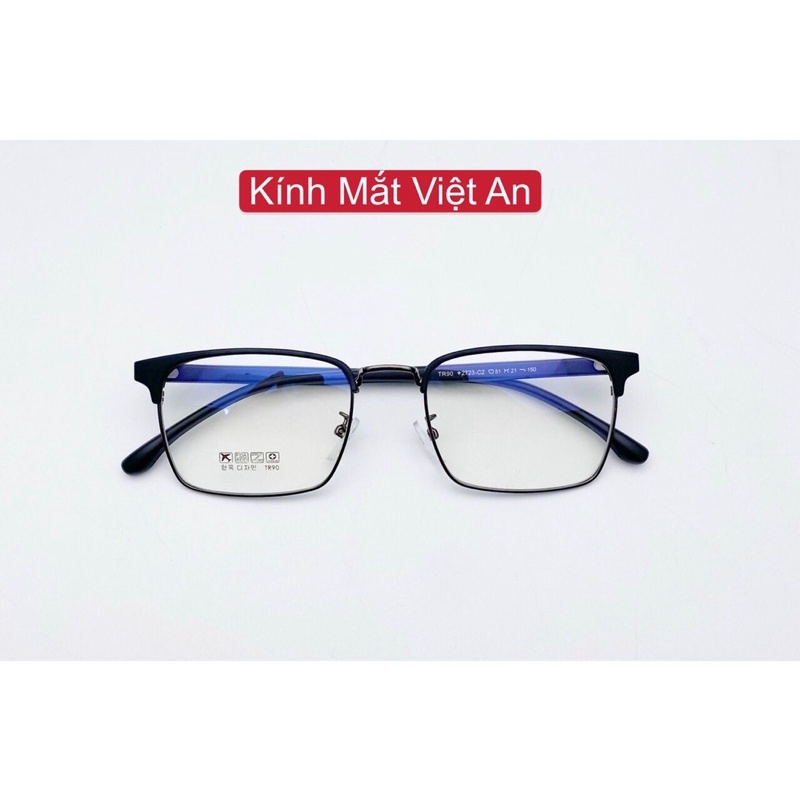Gọng kính cận nam nữ dáng vuông gọng dẻo nhẹ càng mảnh màu sắc thời trang TH2723