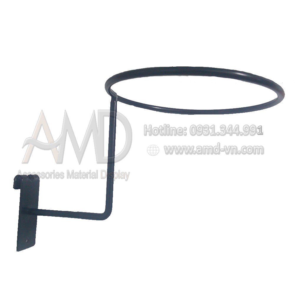MÓC TREO NÓN CÀI TẤM GỖ SLATWALL