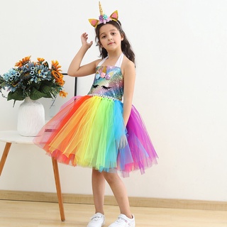 Váy ngựa Pony Unicorn kèm sừng và cánh cho bé 12-32kg