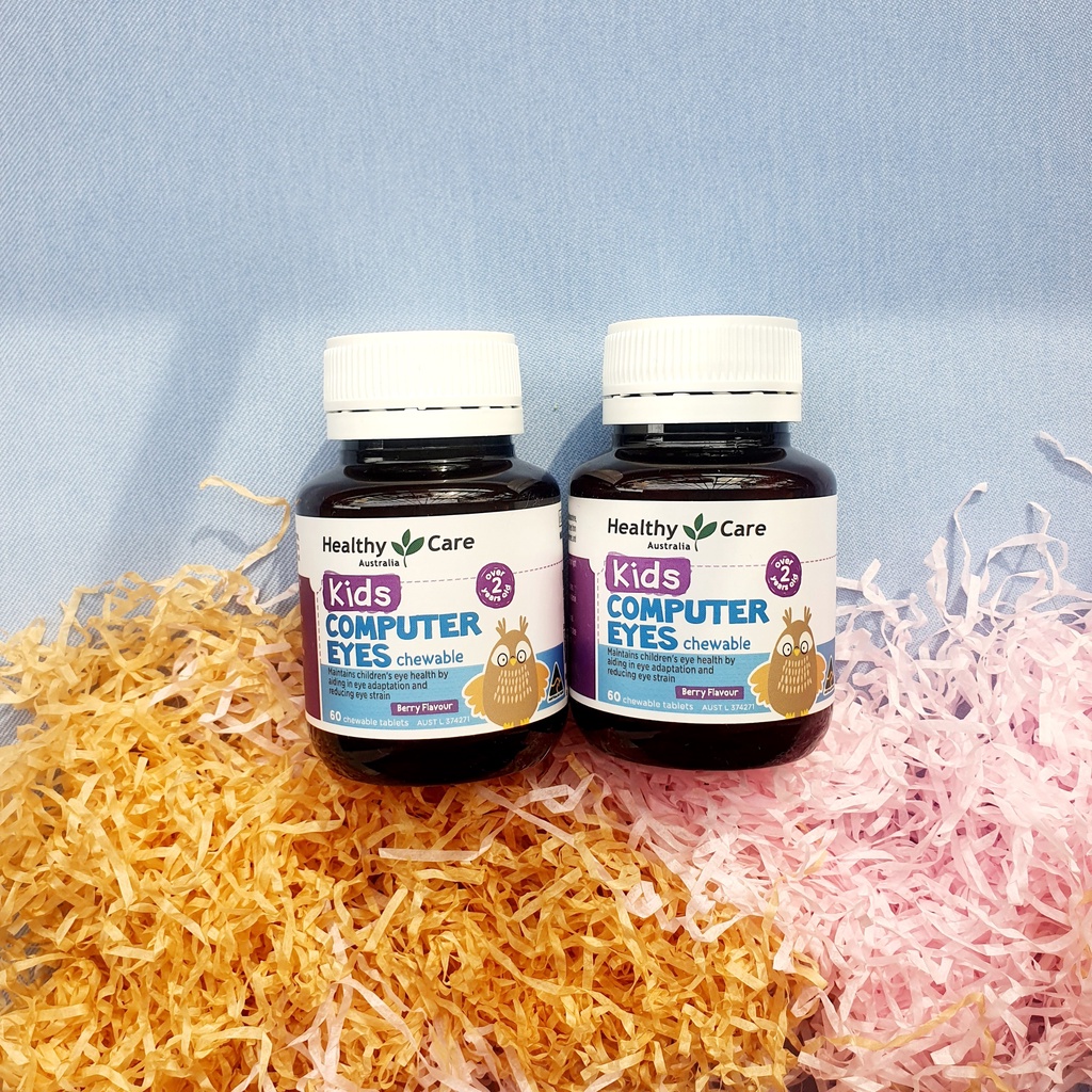 Kẹo bổ mắt Healthy Care Kids Comptuter Eyes  của Úc - Bổ mắt cho bé