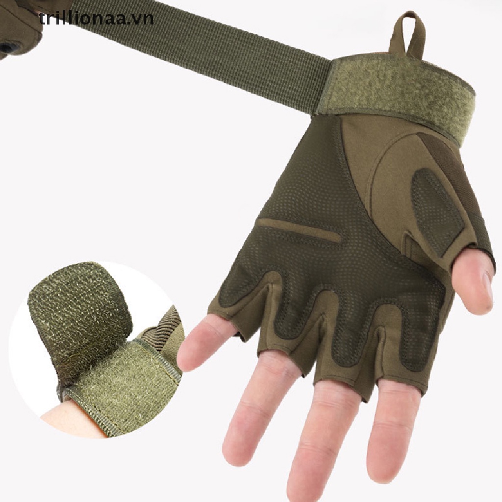 Găng Tay Quân Đội Trillionaa Hở Ngón