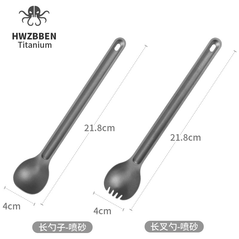 Bộ Dụng Cụ Ăn Uống Bằng Hợp Kim Titan Phong Cách Mới