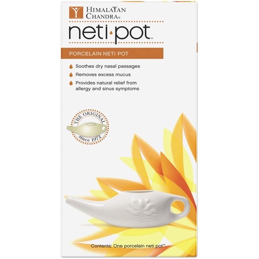 Porcelain Neti Pot - Ấm Sứ Giúp làm sạch mũi