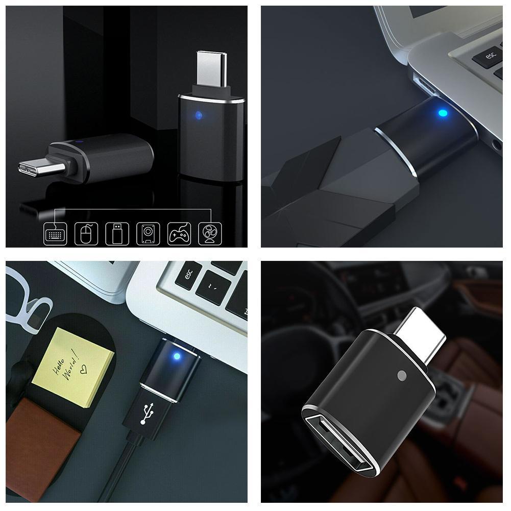 Đầu Chuyển Đổi Usb 3.0 Sang Type C Kết Nối Chuột Và Bàn Phím Điện Thoại Otg Type-C X4G6