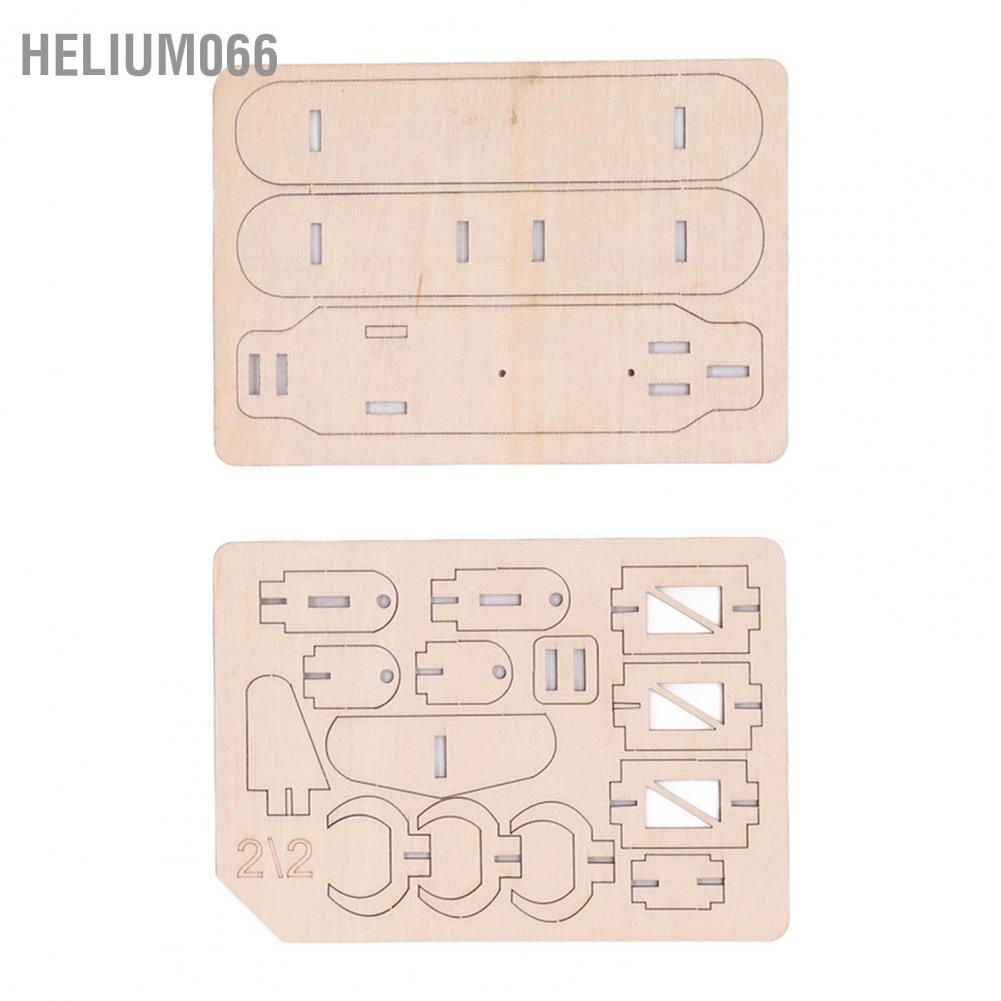 Mô Hình Máy Bay Gỗ Tự Lắp Ráp Cho Bé Helium066