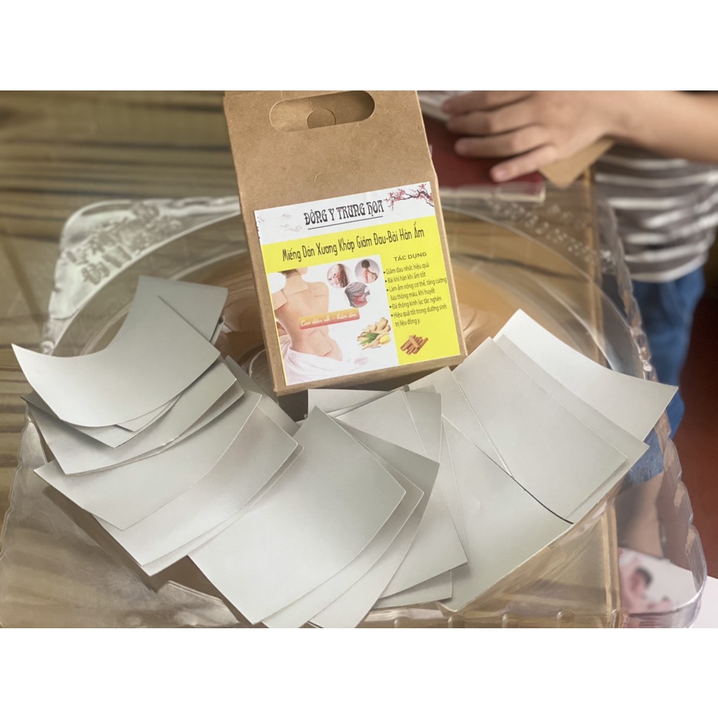 XẢ KHO Miếng cao dán gừng nóng thảo dược tự nhiên