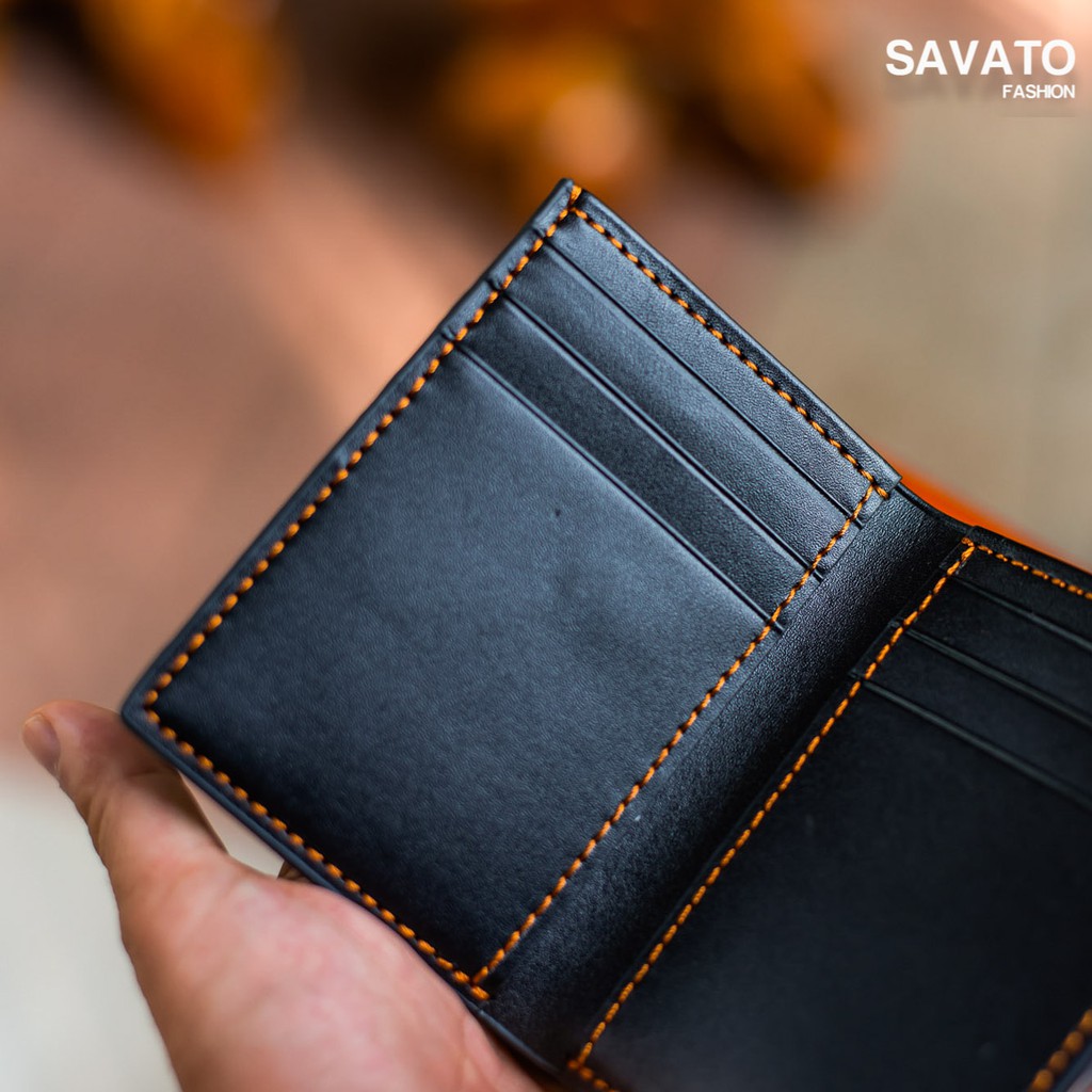 [Savato Fashion] Ví Nam Da Thật – 100% Pullup Leather   - BH 24 Tháng - Full Box