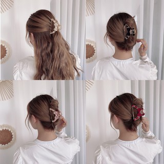 Kẹp tóc nơ kim loại chắc chắn sang chảnh nices.vn