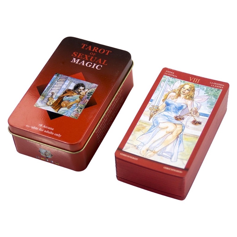 Bài Tarot Oracle có hộp thiếc, Decameron, Manara, Sexual Magic, Romance Angels Oracle