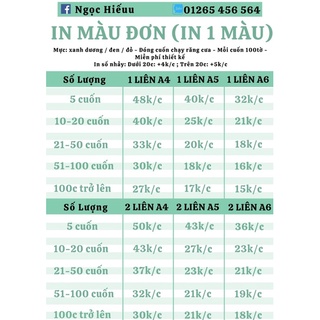 5-30c MÀU ĐƠN 1 LIÊN A6