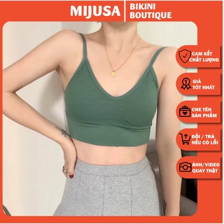 Áo Bra Nữ 2 Dây Nâng Ngực Đẹp Co Giãn Thoải Mái Dễ Thương AL05   mijusa