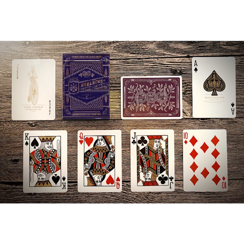 Bộ Thẻ Bài Trò Chơi theory11 monarchs Màu Tím
