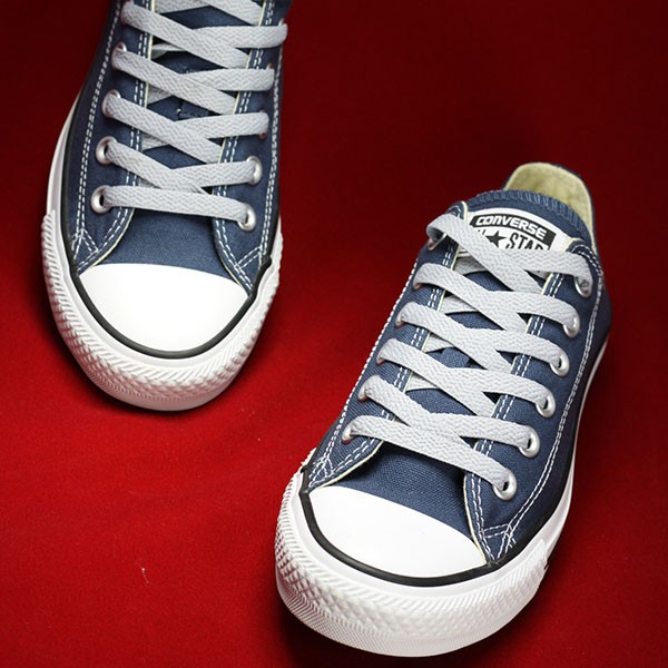 Giày Converse classic thấp cổ vải xanh navy CTVX20