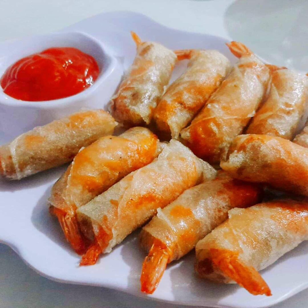 500g chả ram tôm đất loại trung được nhiều cuốn ạ