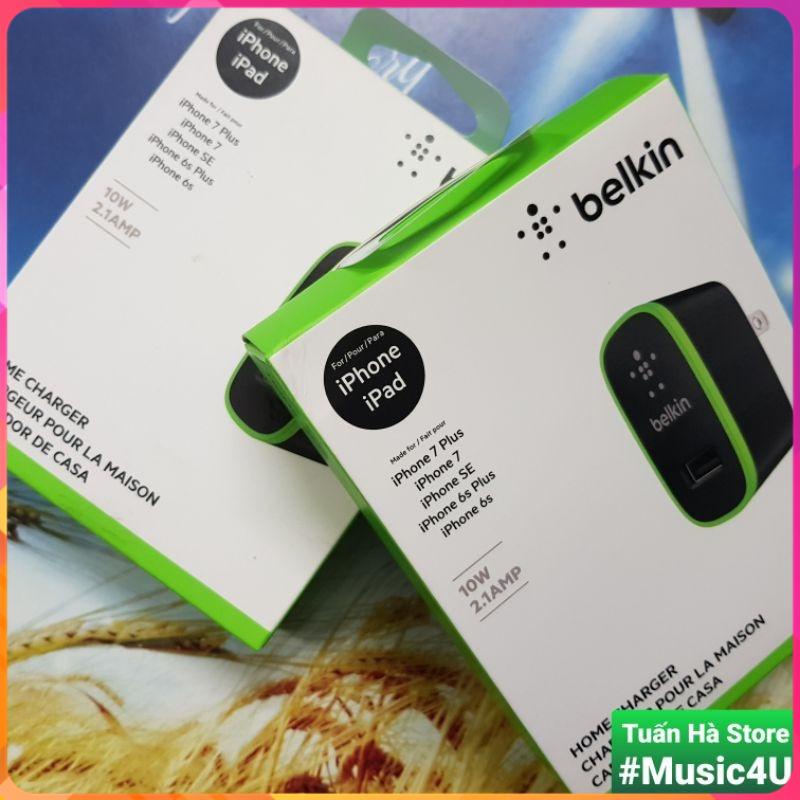 Củ sạc nhanh Belkin 10W 5V 2.1A, cáp USB Light cho IP 6 7 8 X Plus Tuấn Hà Store