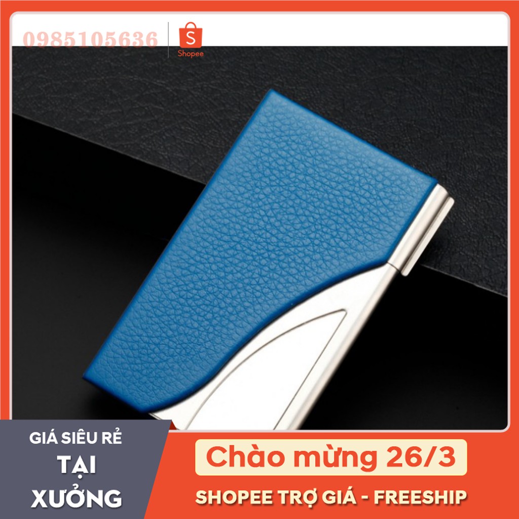 Hộp namecard da xinh xắn, ví đựng namecard visit