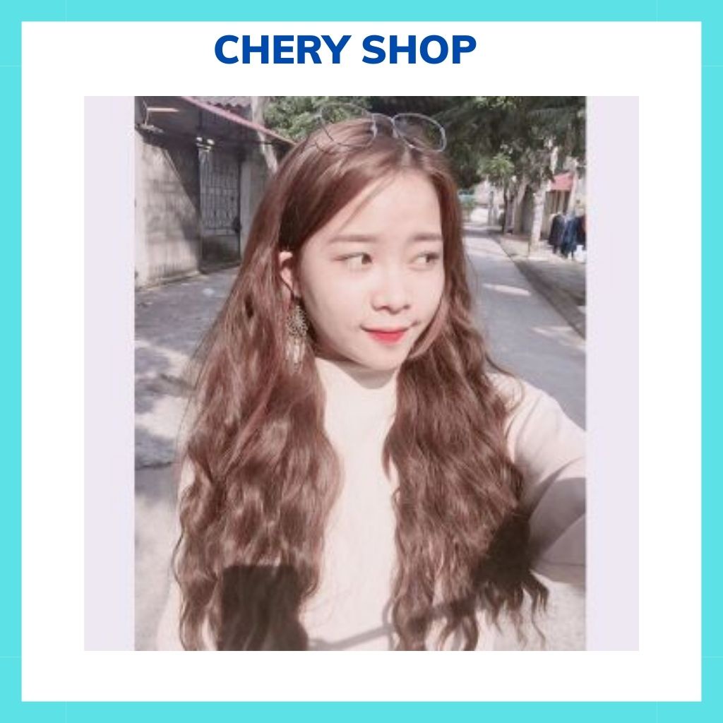 Tóc giả nữ cao cấp ❤️ FREESHIP ❤️❤️ kẹp chữ U xoăn sóng dài ku07