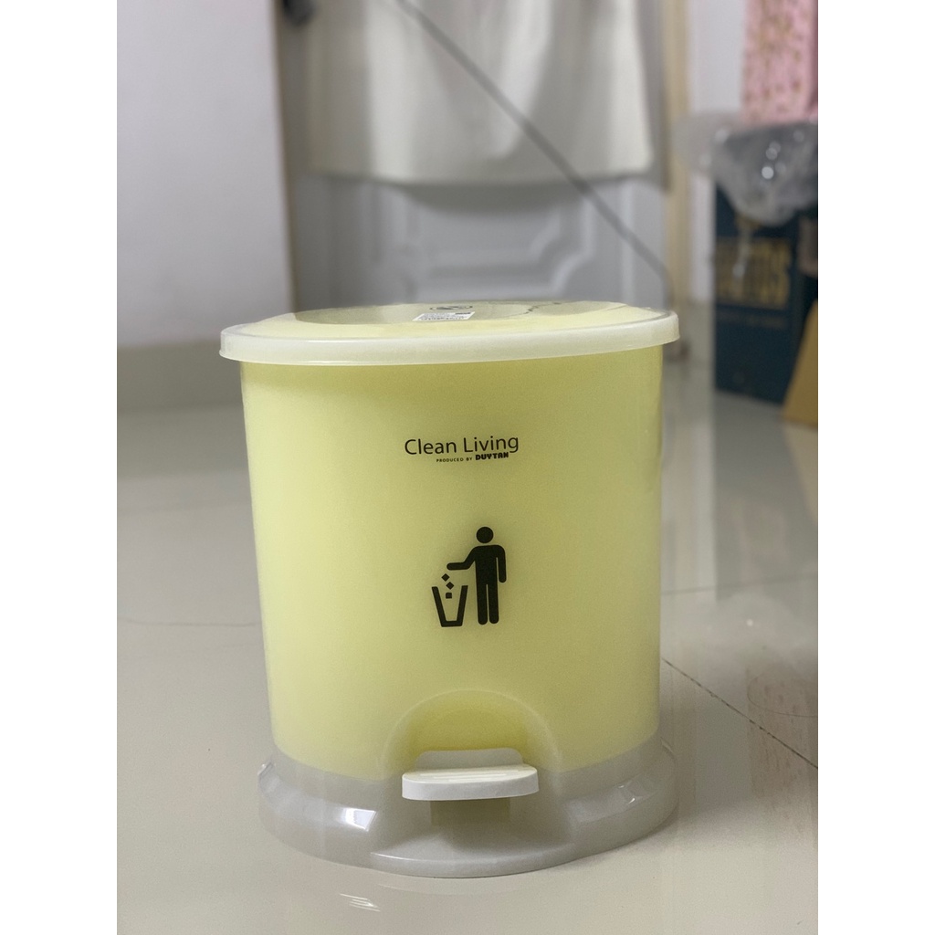 Thùng Rác Đạp Oval Duy Tân Cao Cấp Nhí/Nhỏ/Trung/Lớn