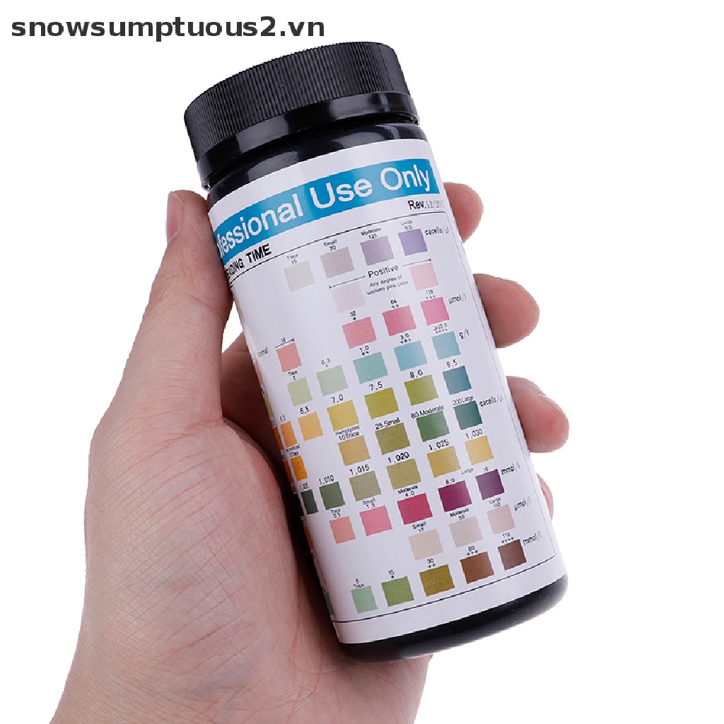 [Hàng mới về] Hộp 100 dải giấy thử nghiệm phân tích nước tiểu URS-10T chuyên dụng