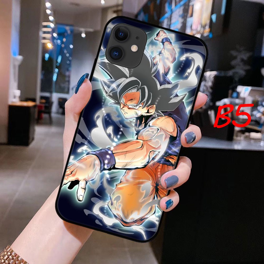 Ốp điện thoại silicone dẻo in hình Goku Dragon Ball thích hợp cho iPhone 12 11 Pro Max XS Max XR X 8 7 6s 6 Plus SE 2020 for iPhone 13 pro max