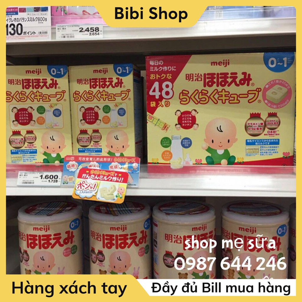 Sữa Meiji 0-1 - Hàng Xách Tay (đủ bill)