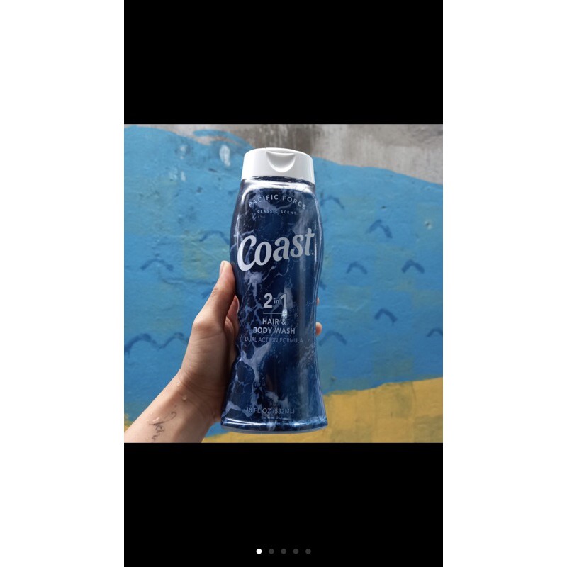 Dầu tắm gội mỹ  Coast Hair And Body Wash chai 532 ml | BigBuy360 - bigbuy360.vn