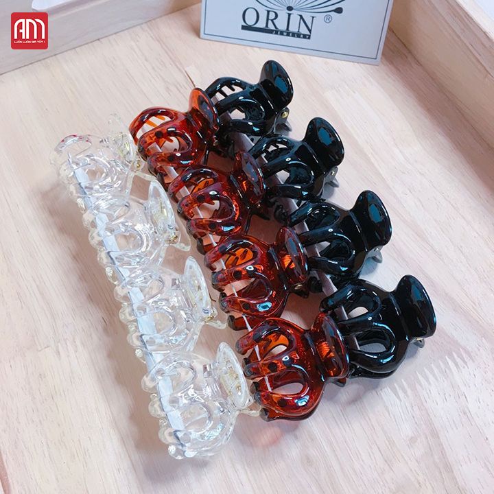 [Đầu Xù Tóc Rối] Combo 3 Kẹp Tóc Càng Cua Mix Màu