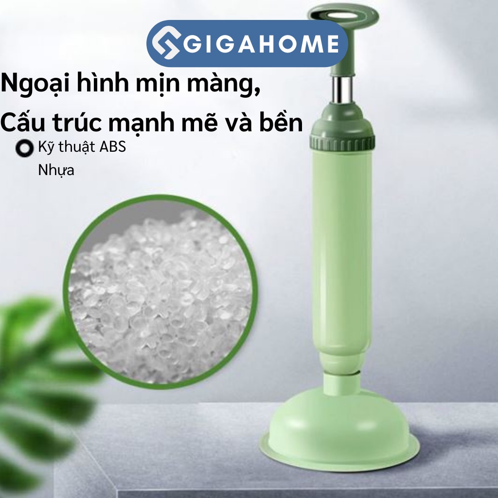 Cây Thông Cống, Bồn Cầu, Lavabo Rút Chân Không Lực Hút Cực Mạnh GIGAHOME 1045