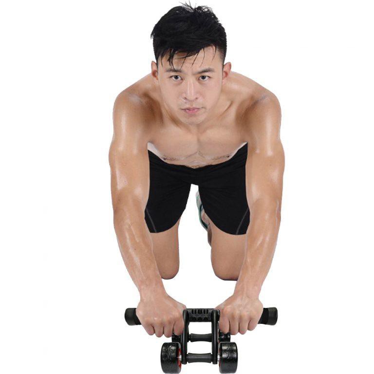 Combo Con Lăn Tập Gym , Tập Cơ Bụng Cao Cấp