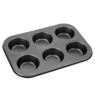 Khay Nướng Cupcake 6 Ô Chống Dính
