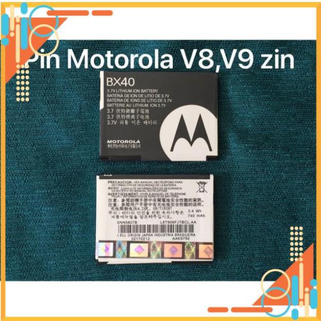 Pin MOTOROLA V8 (mã pin: BX40) chính hãng - Bảo hành 3 tháng