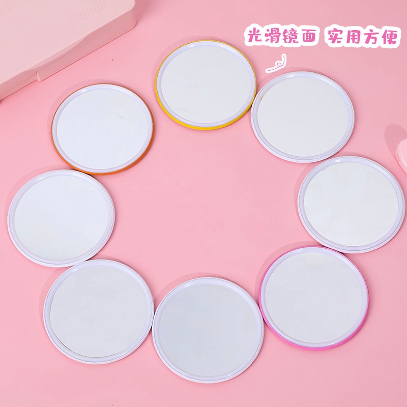 Gương Trang Điểm Hình Tròn Nhỏ Gọn Tiện Lợi