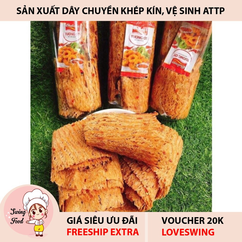 Mực Cán Tẩm Gia Vị 💖 FREESHIP 💖 Mực khô miếng to dày chuẩn vị Nha Trang thịt tươi thật thơm ngon - không tanh